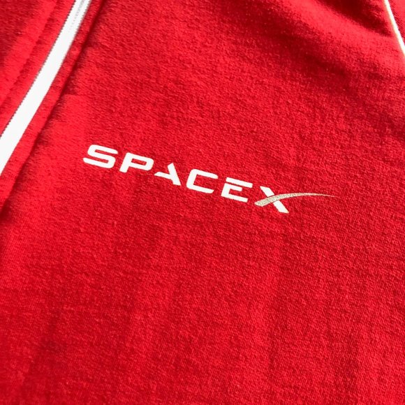 Official SpaceX zip up sweatshirt/jacket Unisex - Picture 2 of 8